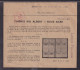 DDEE 873 -- Timbres Pellens Roue Ailée 1915 - Imprimé Commercial De Berlingin Offrant Les 10 C Et 1 Franc (avec Prix) - Documents & Fragments