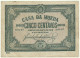 CÉDULA De 5 Centavos 1918 - Série CS - Pick 97 - M. A. N.º 3 - CASA Da MOEDA Portugal Emergency Paper Money Notgeld - Portogallo