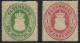 Oldenburg 1867 1/3gr Green And 1gr Carmine MH * Orig. Gum, Very Good Condition, MiNr. 15B + 17B - Oldenbourg