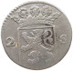 NETHERLANDS HOLLAND 2 STUIVERS 1758  #a033 0597 - Provincial Coinage