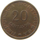 ANGOLA 20 CENTAVOS 1962  #s052 0103 - Angola