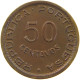 ANGOLA 50 CENTAVOS 1954  #c063 0243 - Angola