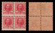 DENMARK.1907-12.SCOTT.73.Frederik VIII.block 4.10o.MNH-MH. - Nuevos
