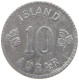 ICELAND 10 AURAR 1970  #s055 0871 - Island