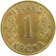 ICELAND KRONA 1965  #a069 0789 - Islande