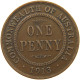 AUSTRALIA PENNY 1913 George V. (1910-1936) #a066 0019 - Penny