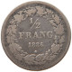 BELGIUM 1/2 FRANC 1834  #t083 0065 - 1/2 Franc