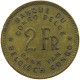 BELGIAN CONGO 2 FRANCS 1947  #s029 0161 - 1945-1951: Régence