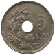 BELGIUM 5 CENTIMES 1925  #t061 0279 - 5 Cents