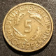 ALLEMAGNE - GERMANY - 5 REICHSPFENNIG 1935 D - KM 39 - 5 Reichspfennig