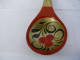 Vintage Khokhloma Wooden Spoon Hand Painted In Russia Russian Art #2146 - Cuillers