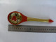 Delcampe - Vintage Khokhloma Wooden Spoon Hand Painted In Russia Russian Art #2146 - Spoons