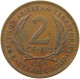 BRITISH CARIBBEAN TERRITORIES 2 CENTS 1964 Elizabeth II. (1952-2022) #a050 0627 - Territoires Britanniques Des Caraïbes