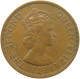 BRITISH CARIBBEAN TERRITORIES 2 CENTS 1955 Elizabeth II. (1952-2022) #c014 0451 - Territoires Britanniques Des Caraïbes