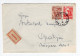 1956. YUGOSLAVIA,SLOVENIA,LJUBLJANA,TPO 91 LJUBLJANA - TRST,EXPRESS COVER TO OPATIJA - Storia Postale