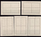 Romania 1945 Mini Sheets Full Set CV $150 MNH 15657 - Unused Stamps