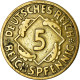 Monnaie, Allemagne, République De Weimar, 5 Reichspfennig, 1925, Karlsruhe - 5 Rentenpfennig & 5 Reichspfennig