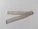 Vintage ! 50s' Swiss Everbright Stainless Steel Ladder Military Watch Bracelet Band 16mm (#93) - Taschenuhren