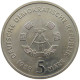 GERMANY DDR 5 MARK 1988 SAXONIA #a077 0589 - 5 Mark