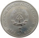 GERMANY DDR 5 MARK 1987 Nikolaiviertel #a088 0045 - 5 Mark