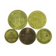 Token Bielefeld Bethel Shops Lot Of 5 Germany 5 10 50 100 Pfennig 03756 - Notgeld