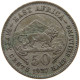 EAST AFRICA 50 CENTS 1937 George VI. (1936-1952) #s038 0463 - Ostafrika Und Herrschaft Von Uganda