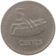 FIJI 5 CENTS 1969 Elizabeth II. (1952-2022) #c071 0269 - Fiji