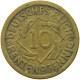 WEIMARER REPUBLIK 10 PFENNIG 1924 D  #a094 0687 - 10 Rentenpfennig & 10 Reichspfennig