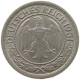 WEIMARER REPUBLIK 50 PFENNIG 1931 A  #s040 0371 - 50 Rentenpfennig & 50 Reichspfennig