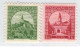 Tchécoslovaquie 1933 Mi 319-20 (Yv 282-3), (MH)* Trace De Charniere Propre - Nuevos