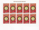 Burundi Nº 841sd Al 843sd SIN DENTAR En Hojas De 10 Series - Unused Stamps