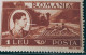 Stamps Errors Romania 1947 Mi 1067,king Michael,printed With Line Unused - Unused Stamps