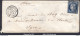 FRANCE CERES N°4 SUR LETTRE GRILLE + CAD DE BESSE EN CHANDESSE DU 22/02/1851 - 1849-1850 Ceres