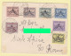 Vaticano Busta Filatelica 1939 Sede Vacante 7 Valori - Storia Postale