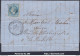 FRANCE N°29B SUR LETTRE GC 4936 ST DENIS D'OLERON CHARENTE INF DU 30/03/1870 - 1863-1870 Napoleon III With Laurels