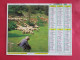 CALENDRIER ALMANACH 1989 BERGER ET SES MOUTONS POMMIERS EN FLEURS LAVIGNE - Grand Format : 1981-90