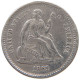 UNITED STATES OF AMERICA HALF DIME 1861 SEATED LIBERTY ENGRAVED #t156 0521 - Half Dimes (Demi Dimes)