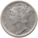 UNITED STATES OF AMERICA DIME 1918 D MERCURY #s049 0625 - 1916-1945: Mercury