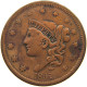 UNITED STATES OF AMERICA LARGE CENT 1837 CORONET HEAD #t141 0319 - 1816-1839: Coronet Head