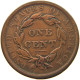 UNITED STATES OF AMERICA LARGE CENT 1837 CORONET HEAD #t141 0319 - 1816-1839: Coronet Head (Tête Couronnée)