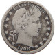 UNITED STATES OF AMERICA QUARTER 1908 O BARBER #t148 0335 - 1892-1916: Barber