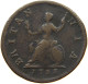 GREAT BRITAIN FARTHING 1733 George II. 1727-1760. #t149 0201 - A. 1 Farthing