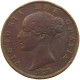 GREAT BRITAIN HALFPENNY 1858 Victoria 1837-1901 #s010 0269 - C. 1/2 Penny