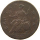 GREAT BRITAIN HALFPENNY 1753 George II. 1727-1760. #t149 0059 - B. 1/2 Penny