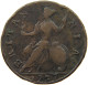 GREAT BRITAIN HALFPENNY 1737 George II. 1727-1760. #t149 0091 - B. 1/2 Penny