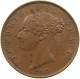 GREAT BRITAIN HALF PENNY 1858 Victoria 1837-1901 #t118 0219 - C. 1/2 Penny