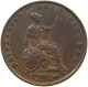 GREAT BRITAIN HALF PENNY 1854 Victoria 1837-1901 #t001 0337 - C. 1/2 Penny