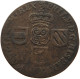 SPANISH NETHERLANDS LIARD 1709 FELIPE V. (1700-1724, 1724-1746) RARE #t065 0037 - 1556-1713 Pays-Bas Espagols