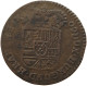 SPANISH NETHERLANDS LIARD 1709 FELIPE V. (1700-1724, 1724-1746) RARE #t065 0037 - 1556-1713 Spanish Netherlands