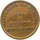 PANAMA 1 1/4 CENTESIMOS 1940  #s052 0037 - Panama